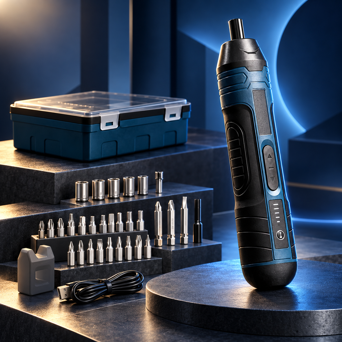 3.6V rechargeable electric screwdriver set and accessories