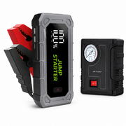 4-in-1 1000A Jump Starter & Air Pump - CY6888102 Jump starter, air pump, power bank & LED emergency light for petrol and diesel vehicles.