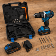 48V Max Lithium-Ion Cordless Electric Drill Kit with Accessories